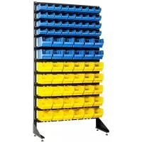 Стеллаж с пластиковыми ящиками 1801-0/4/7 S-G