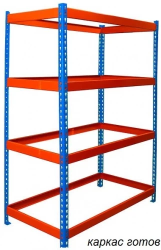 Стеллаж металлический Профи Т-160/L (3000х1845х1005) М/6